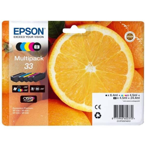 Epson Naranja Multipack 33 Xl